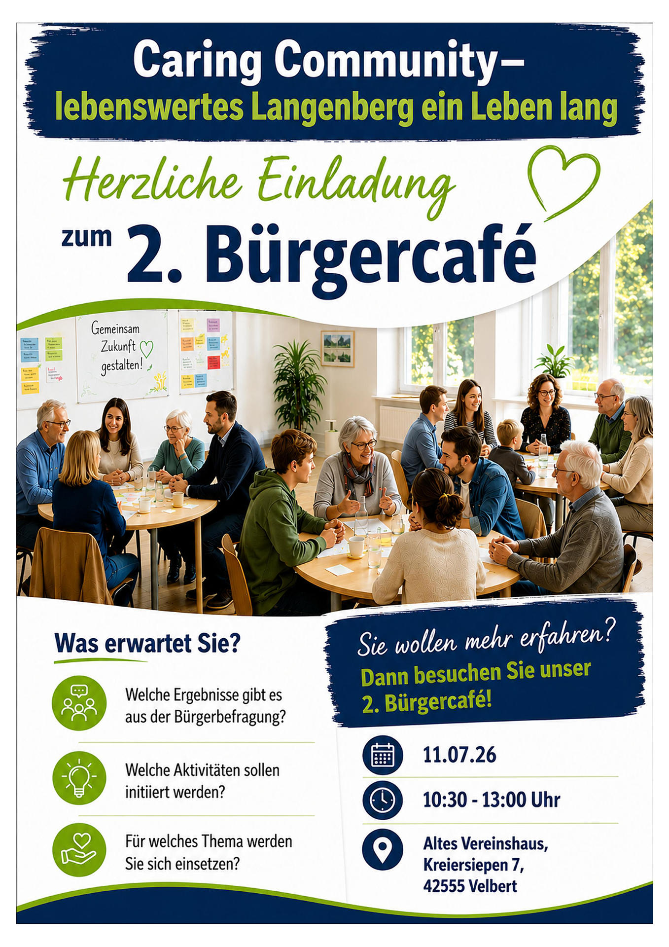 Einladung zum Bürgertreff Einladung zum Bürgertreff